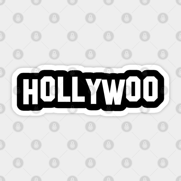 Hollywoo Sticker by Way of the Road